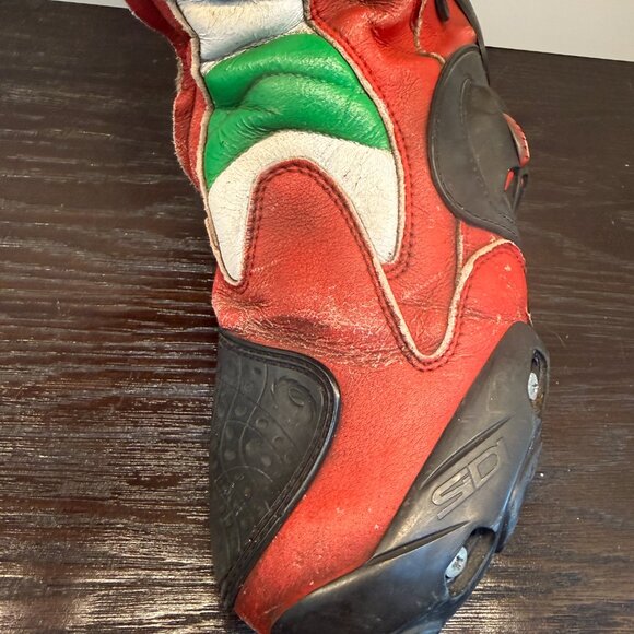 Sidi Stivali Motorcycle Boots Mens 10 Red Zip Made in Italy Alpine Stars main image 9